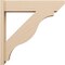 Ekena Millwork 8-in W x 36-in D x 36-in H Funston Slat Rough Cedar Woodgrain TimberThane Outlooker, Primed Tan OUTUR080X36X36FST24RCPR - alternate 4